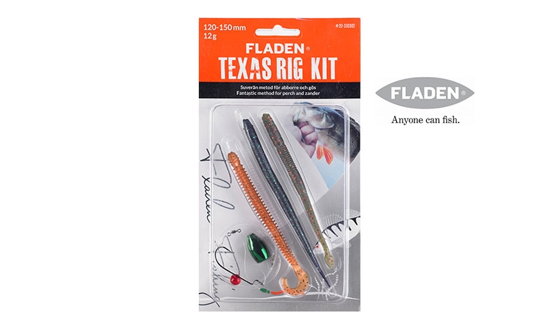 Fladen Texas Rig Kit | Incl. 3 jig