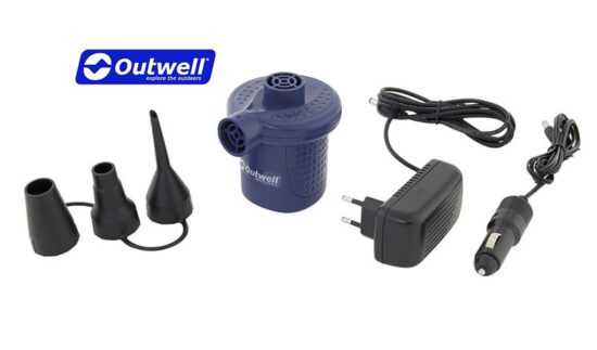Outwell Sky Pumpe | Elektronisk pumpe | Passer også til bilens cigarettænder