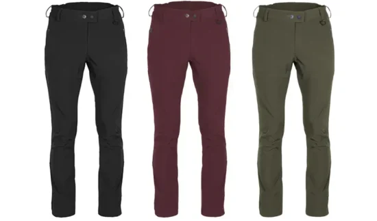 Pinewood Wilda Strecth Shell damebuks i grøn, sort og plum