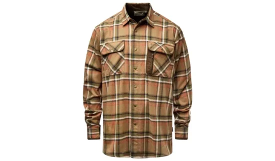 Pinewood Cornwall flannelskjorte i skovmands tern i lyse eige farver