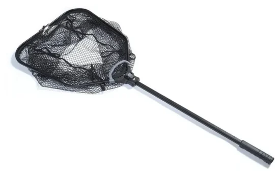 Abu Garcia Beast Landing Net Foldable med gummibelagt net og sammenklappeligt håndtag