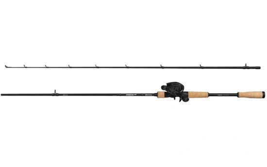 Abu Garcia Max Pike Casting fiskesæt med lavprofilhjul og kulfiberstang klar til geddefiskeri