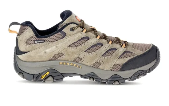 Merrell Moab 3 GTX vandresko med GORE-TEX membran og Vibram ydersål i naturterræn