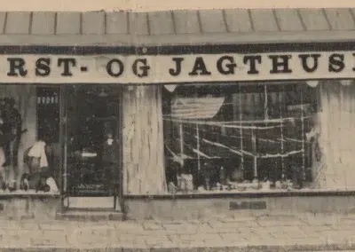 Gammel butik facade Forst & Jagthuset Gammel Kongevej 119