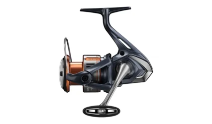 Shimano Nasci FD spinnehjul monteret på fiskestang klar til kast
