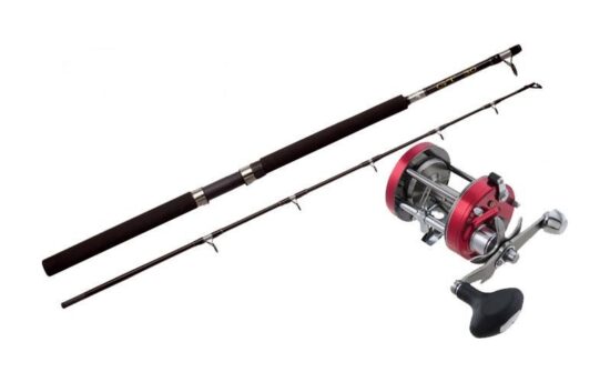 Abu Garcia Ambassadeur 7001i Red + Abu Garcia GT 30 havsæt - Top kvalitets havsæt -